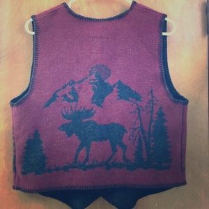 Vintage Moose Vest